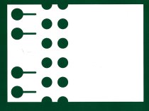 Etykieta pętlowa L1 40 x 278 mm większa pętla (1250szt.)