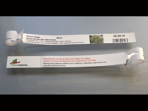 Etykieta pętlowa L1 19 x 250 mm (2500szt.)