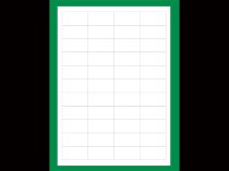 Etykieta samoprzylepna 48 x 25 mm (1100 szt.)