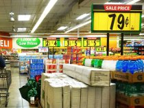 Etykieta prezentacyjna L1 A4 210 x 297 mm żółta 25 arkuszy