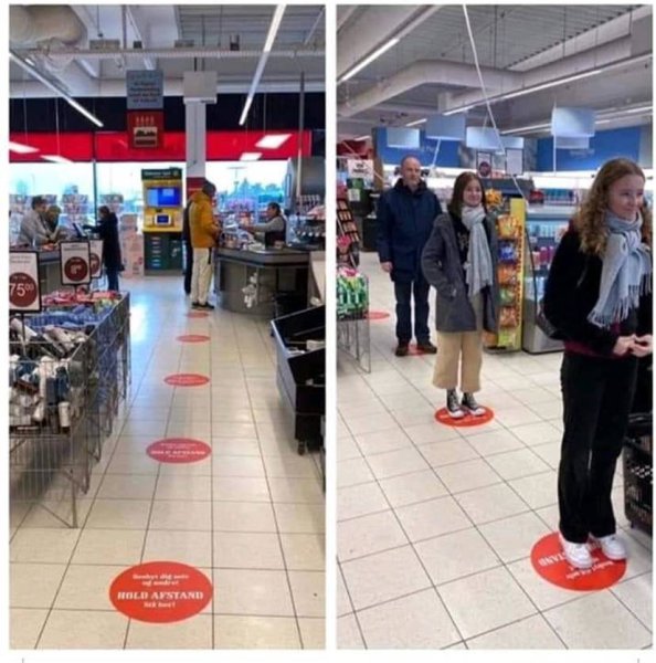 Etykieta podłogowa L1 285 mm, okrągła samoprzylepna 100 szt.