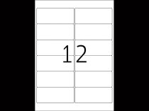 Etykieta samoprzylepna zewnętrzna 99,1 x 42,3 mm (120szt)