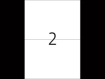 Etykieta samoprzylepna zewnętrzna 210 x 148 mm (2Oszt)