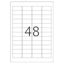 Etykiety samoprzylepne ostrzegawcze 45,7 x 21,2 mm (1200szt)