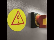 Etykiety samoprzylepne ostrzegawcze 45,7 x 21,2 mm (1200szt)