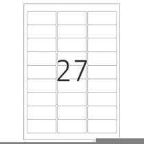 Etykiety samoprzylepne ostrzegawcze 63,5 x 29,6 mm (675szt)