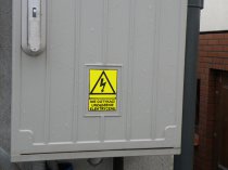 Etykiety samoprzylepne ostrzegawcze 105 x 148 mm (100szt)