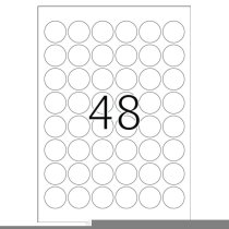 Etykiety samoprzylepne ostrzegawcze 30 mm (1200szt)