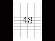 Etykiety samoprzylepne srebrne matowe 45,7 x 21,2 mm (1200szt)